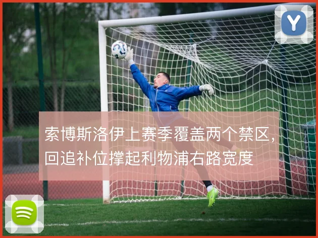 索博斯洛伊上赛季覆盖两个禁区,回追补位撑起利物浦右路宽度